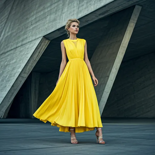 Premium fashion model try-on key visual