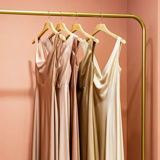 AI model case for light luxury clothing display