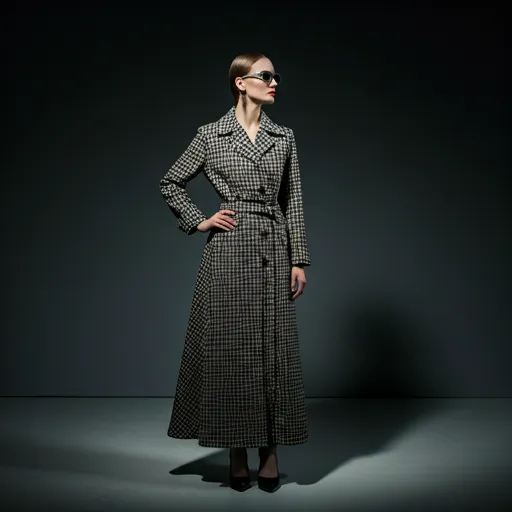 AI model and clothing display case